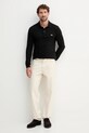 Хлопковый лонгслив Lacoste PH4013 чёрный AW24