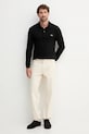 Lacoste longsleeve din bumbac PH4013 negru AW24