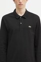Lacoste cotton longsleeve top black PH4013
