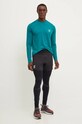 Compressport longsleeve pentru alergare Performance ATSM494 turcoaz SS25