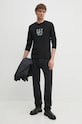Tričko s dlouhým rukávem Guess M4BI34.J1314 černá AW24