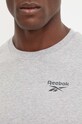 Pamučna majica dugih rukava Reebok 100070998 siva