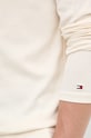 Tommy Hilfiger longsleeve din bumbac bej MW0MW36451