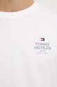 Бавовняний лонгслів Tommy Hilfiger білий MW0MW36501