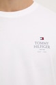 Tommy Hilfiger longsleeve din bumbac alb MW0MW36501
