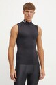 Tréninkové tričko Under Armour HG Armour Comp Mock slim černá 1361521
