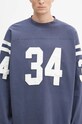 AMBUSH longsleeve bawełniany Football niebieski BMAB004F24JER0014531