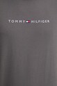 Bavlněné tričko s dlouhým rukávem Tommy Hilfiger UM0UM03345 šedá