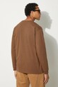 Clothing Carhartt WIP cotton longsleeve top Chase I026392.218XX brown