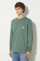 Дрехи Памучна блуза с дълги ръкави Carhartt WIP Longsleeve Pocket I030437.29NXX зелен