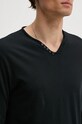 Бавовняний лонгслів ZADIG&VOLTAIRE JMTN01630 чорний