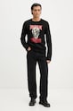 ZADIG&VOLTAIRE longsleeve din bumbac JMTS00653 negru AW24