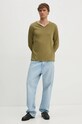 ZADIG&VOLTAIRE longsleeve din bumbac JMTN00251 verde AW24