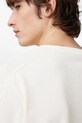 Одяг Бавовняний лонгслів AllSaints ROWE M027JB білий
