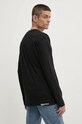Одяг Бавовняний лонгслів Karl Lagerfeld Jeans 246D1708 чорний