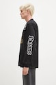 Лонгслив Aries Cult Leader Airtex Longsleeve Tee AR4002002 чёрный AW24