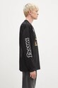 Лонгслив Aries Cult Leader Airtex Longsleeve Tee чёрный AR4002002