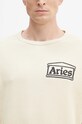 Bavlněný svetr Aries Waffle béžová AR4066602