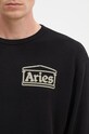Хлопковый свитер Aries Waffle чёрный AR4066602