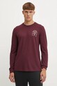 Îmbrăcăminte Smartwool longsleeve sport Bear Stare SW002598 burgundia