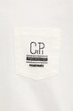 Bavlnené tričko s dlhým rukávom C.P. Company 17CMTS179A006203W béžová