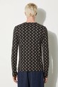 Clothing Marine Serre t-shirt Recycled Moon Jersey Second Skin Regular Top MTO116A.CJER0001 black