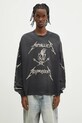 Represent camicia a maniche lunghe Metallica Garage Inc Longsleeve rilassato grigio MLM4366.230