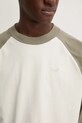Hollister Co. longsleeve bawełniany KI324.4170.330 beżowy