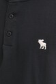 Abercrombie & Fitch longsleeve bawełniany KI124.4534.900 czarny