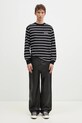 No Problemo cotton longsleeve top Mini Problemo NP60030.02 black