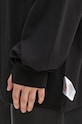032C top a maniche lunghe in cotone ''Office Fruit'' Oversized Longsleeve F24.URC.0271.050 nero