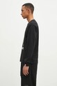 A Bathing Ape cotton longsleeve top By Bathing Ape Longsleeve 1K80111015 black AW24