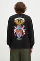 NEIGHBORHOOD top a maniche lunghe in cotone Tee Longsleeve-13 regolare nero 242PCNH.LT13