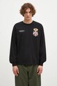 Дрехи Памучна блуза с дълги ръкави NEIGHBORHOOD Tee Longsleeve-13 242PCNH.LT13 черен