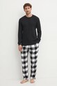 Hollister Co. pijama uni negru KI313.4022.908