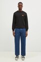 Wacko Maria cotton longsleeve top Tim Lehi 24FW.WMT.LT01 black