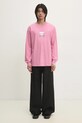 AAPE cotton longsleeve top Basic Long AAPLTM1559XXN pink