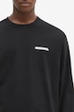 NEIGHBORHOOD longsleeve din bumbac negru 242PCNH.LT01