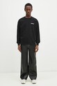 NEIGHBORHOOD longsleeve din bumbac 242PCNH.LT01 negru