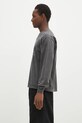 NEIGHBORHOOD longsleeve din bumbac 242PCNH.LT15 gri AW24
