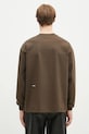 Pangaia longsleeve din bumbac 10002276 maro