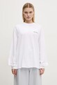 No Problemo cotton longsleeve top Mini Problemo Longleeve Tee NP60029.02 white AW24