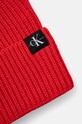 Παιδικός σκούφος Calvin Klein Jeans κόκκινο IU0IU00440.9BYH
