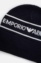 BIMBO Emporio Armani cappello in cotone bambini 404707.4F490 blu navy