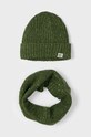 Mayoral un set din caciula si fular pentru copii melanj verde 10824.5G.Czapkakom.9BYH