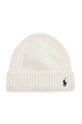 Детская хлопковая шапочка Polo Ralph Lauren шерсть бежевый 323953204003
