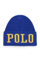 Polo Ralph Lauren cappello in cotone bambino medio spessore blu 323953210001