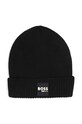 BOSS caciula din lana pentru copii uni negru J51566.52.54