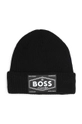 BOSS caciula copii imprimeu negru J51567.56.58