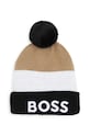 Detská čiapka BOSS stredne hrubá béžová J51597.50.52